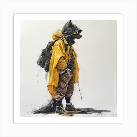 Wolf fashion Art Print