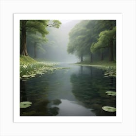 Lily Pond Art Print