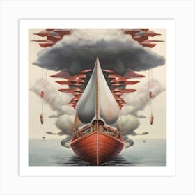 Sailing ship Art Print