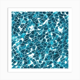 Mosaic Tile Pattern Art Print