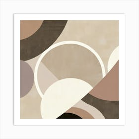 Leonardo Anime Xl An Abstract Geometric Design With Warm And N 2 (1) Art Print