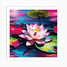 Lotus Flower 37 Art Print