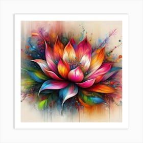 Lotus Flower 4 Art Print