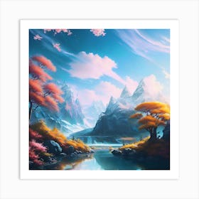 Fantasy Painting, Fantasy Art, Fantasy Landscape, Fantasy Painting, Fantasy Art, Fantasy Painting, Art Print