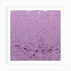 Plum Aluminum Foil Art Print