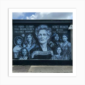 Victoria Street Mural Art Print