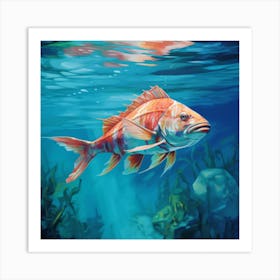 Fish out of School Art Print