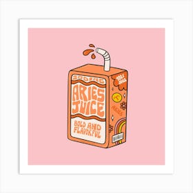 Aries Juice Box Art Print