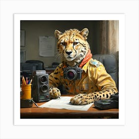 Cheetah Photographer Art Print