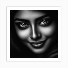 Black And White Painting, Black And White Art Print