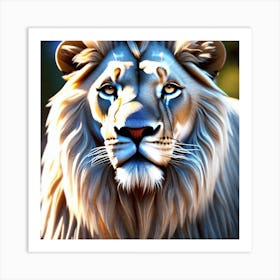 Lion Portrait 24 Art Print