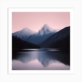 Sunrise In The Mountains Art Print