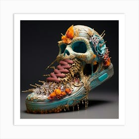 Day Of The Dead Sneakers Art Print