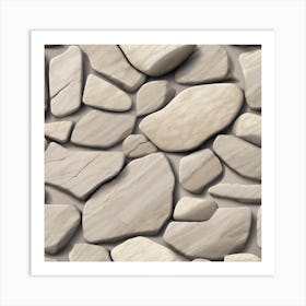 Stone Wall 64 Art Print