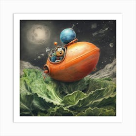 Spaceship 4 Art Print