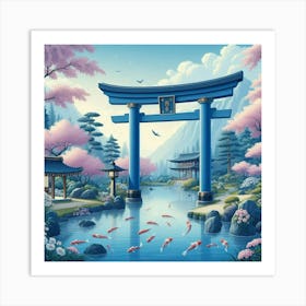 Japanese Garden 14 Art Print