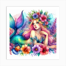 Mermaid 6 Art Print