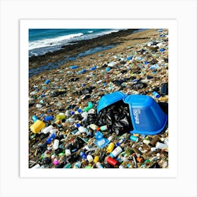 Ocean Pollution Garbage Trash Waste Debris Plastic Marine Environment Ecological Crisis P (7) Art Print