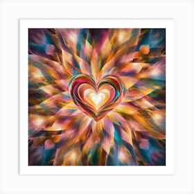 Heart Of Love 1 Art Print