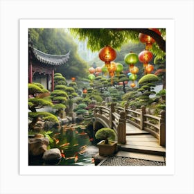 Garden of peace Art Print