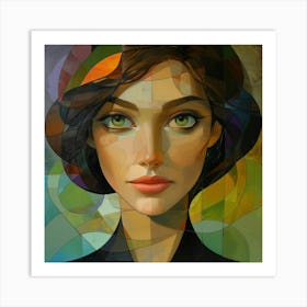 Portrait Of A Woman 9 Art Print