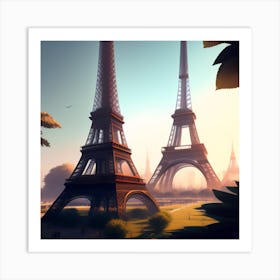 Eiffel Tower 2 Art Print