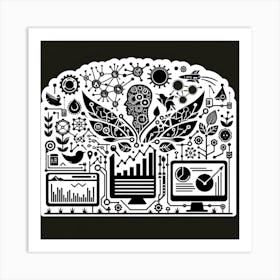 Computer - Men'S Premium T-Shirt Art Print