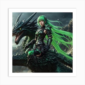 DragonRider V1 Art Print