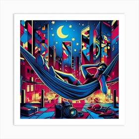 Night In The City Art Print