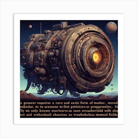 Spaceship Art Print