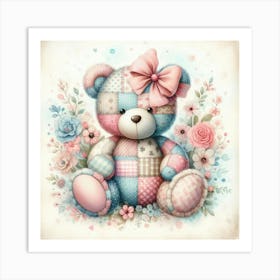 Patchwork Bear 5 Póster