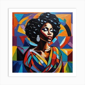 Afro-American Woman 1 Art Print