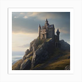 Castle On A Hill Art Print