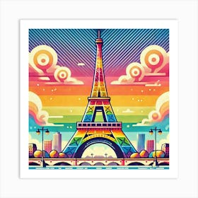 Eiffel Tower 4 Art Print