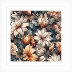 Floral Pattern Art Print