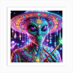 Alien Art 2 Art Print