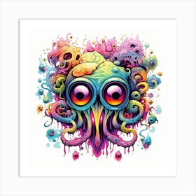 Octopus 16 Art Print