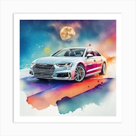 Audi S8 Art Print