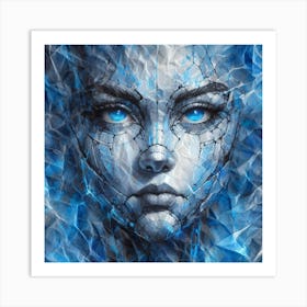 Female Ai Art Print