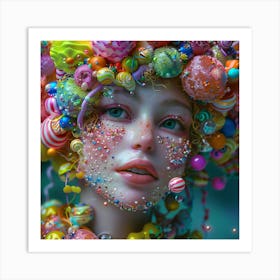 Candy Girl Art Print