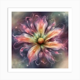 Flower Painting Art Print