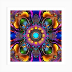 Psychedelic Art 4 Art Print