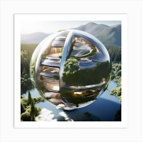 Futuristic House 4 Art Print