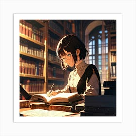 The Young Librarian 43 Art Print