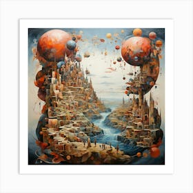 City In The Sky 1 Art Print