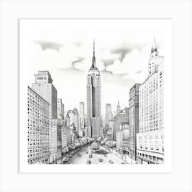 New York City 10 Art Print