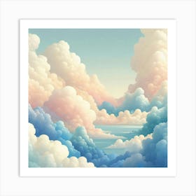 Clouds 2 Art Print