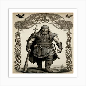Viking Warrior 2 Art Print