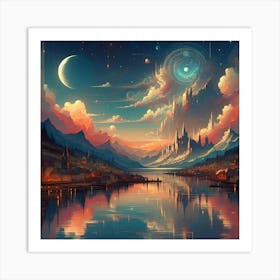 A Fantastical Land 26 Art Print