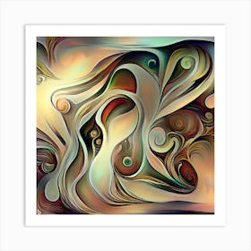 Abstract Painting 5 Art Print